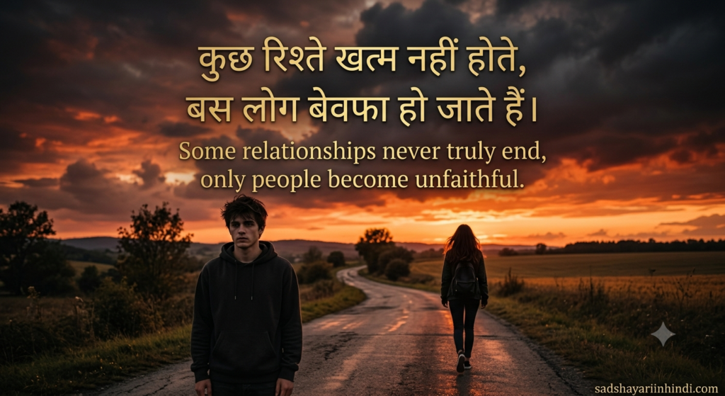 Bewafa Shayari in Hindi English