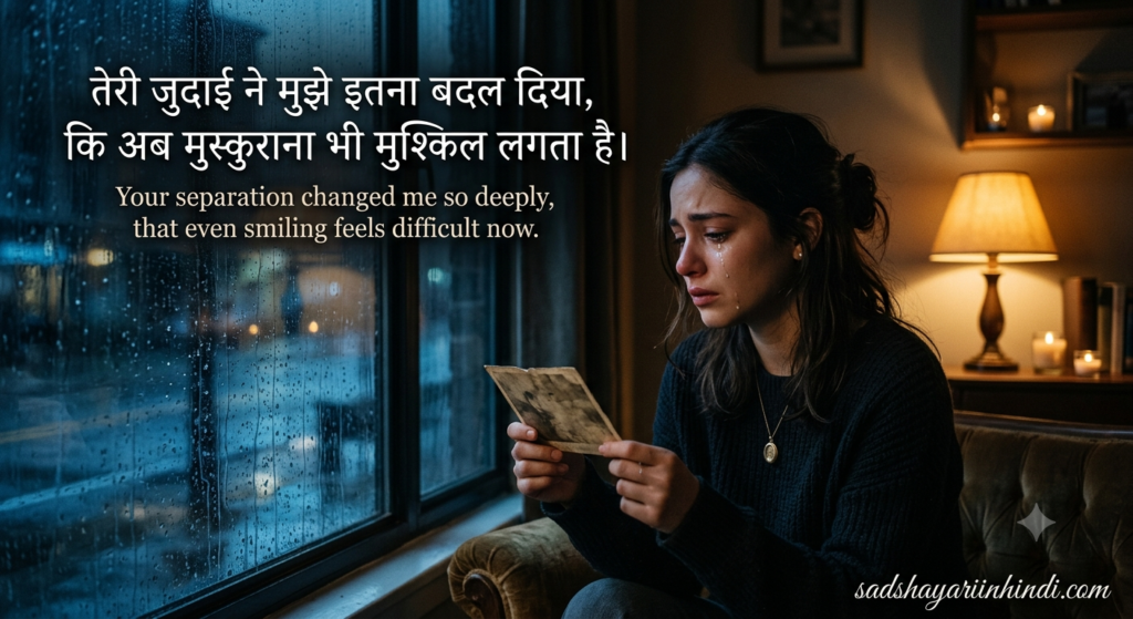 Judai Shayari in Hindi on Life